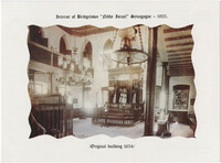 Interior of Bridgetown Nidhe Israel Synagogue - 1925