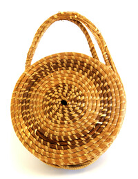 Sweetgrass sewing basket