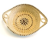 Sweetgrass basket with handles (Tray)