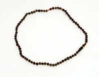 Clay and seed bead necklace