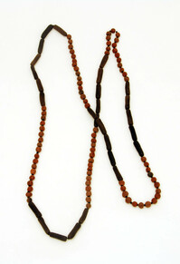 Clay bead necklace