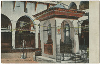 Alep - Intérieur du Grand Synagogue