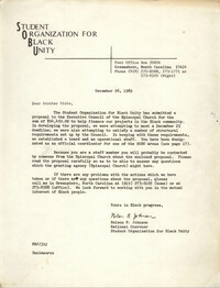 Letter from Nelson N. Johnson, December 26, 1969