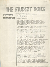 Letter from Horace Julian Bond to Philip W. Haberman, Jr., 1969