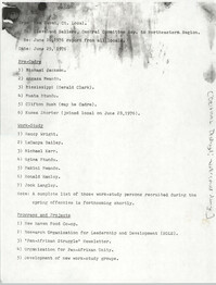 All African People's Revolutionary Party Memorandum from Cleveland Sellers, June 29, 1976