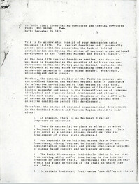 All African People's Revolutionary Party Memorandum, December 24, 1976