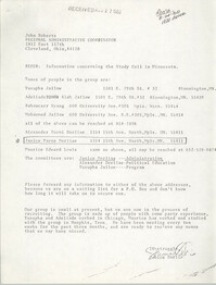 Memorandum from Janice Dorliae to John Roberts, August 27, 1980