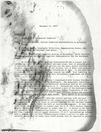 All African People's Revolutionary Party Memorandum from Cleveland Sellers, November 27, 1976