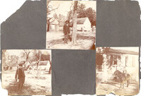 Charleston, Georgetown, and Flat Rock, Page 5 (back): Man by Tree / Boy After a Hunt / Boy on Mule