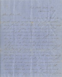 094. Samuel Wragg Ferguson to F.R. Barker (Godmother) -- October 12th, 1859