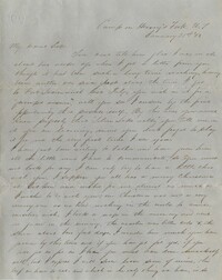 093. Samuel Wragg Ferguson to Fannie Ferguson -- January 21, 1858