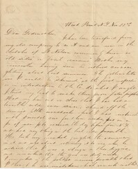 090. Samuel Wragg Ferguson to F.R. Barker (Godmother) -- November 22nd (ca. 1855)