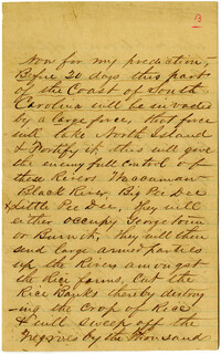 Letter from John R. Beaty to his wife Melvina, 1862