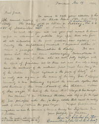 Correspondence between Geo. L. Clarke and Charles Perry