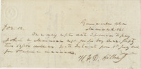 Promissory Note for the Purchase of a Slave
