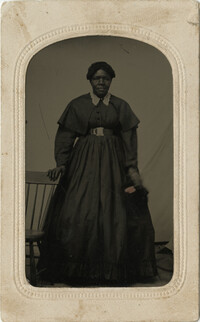 Tintype of an Unidentified African American Woman