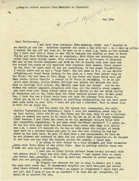 Letter from Gertrude Sanford Legendre, December 17, 1942