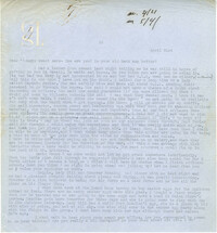Letter from Gertrude Sanford Legendre, April 21, 1943
