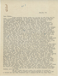 Letter from Gertrude Sanford Legendre, January 4, 1944