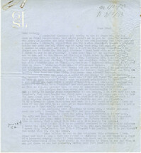 Letter from Gertrude Sanford Legendre, June 22, 1943