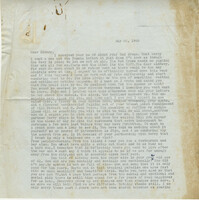 Letter from Gertrude Sanford Legendre, May 22, 1945