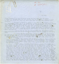 Letter from Gertrude Sanford Legendre, May 19, 1943