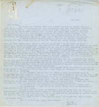 Letter from Gertrude Sanford Legendre, June 11, 1943