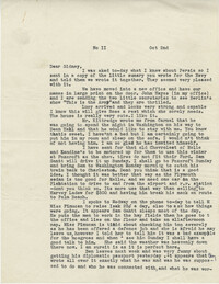 Letter from Gertrude Sanford Legendre, October 2, 1942