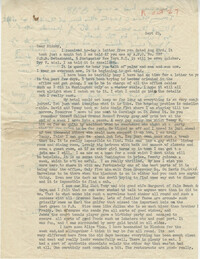 Letter from Gertrude Sanford Legendre, September 23, 1943