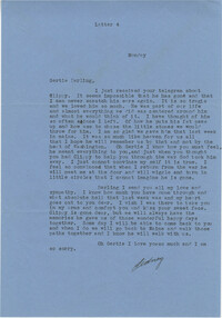 Letter from Sidney Jennings Legendre, August 17, 1942