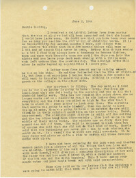Letter from Sidney Jennings Legendre, June 2, 1944