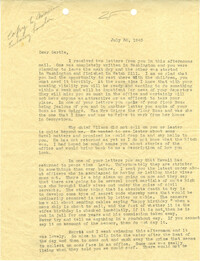 Letter 2 from Sidney Jennings Legendre, July 30, 1943