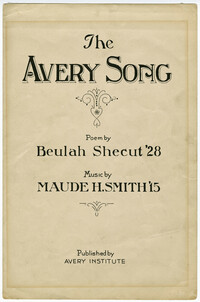 Sheet Music for The Avery Song