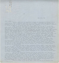 Letter from Gertrude Sanford Legendre, February 17, 1943