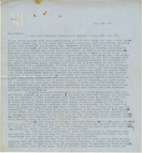 Letter from Gertrude Sanford Legendre, November 16, 1942