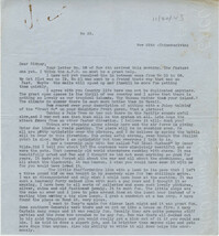 Letter from Gertrude Sanford Legendre, November 25, 1943