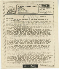 Letter from Gertrude Sanford Legendre, February 26, 1944