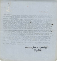 Letter from Gertrude Sanford Legendre, February 21, 1943