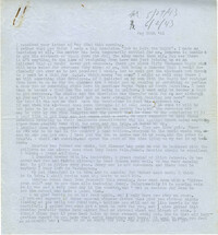 Letter from Gertrude Sanford Legendre, May 26, 1943