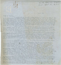 Letter from Gertrude Sanford Legendre, March 28, 1943