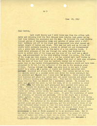 Letter from Sidney Jennings Legendre, June 18, 1943