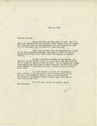 Letter from Sidney Jennings Legendre, June 14, 1947