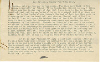 Letter from Armant Legendre, February 7, 1943