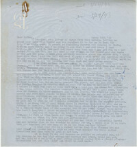 Letter from Gertrude Sanford Legendre, March 24, 1943