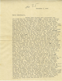 Letter from Sidney Jennings Legendre, December 7, 1942