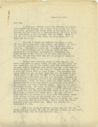 Letter from Sidney Jennings Legendre, August 5, 1946