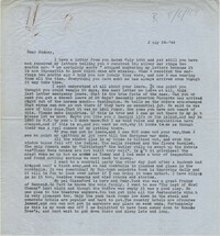 Letter from Gertrude Sanford Legendre, July 26, 1944