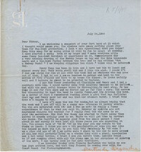 Letter from Gertrude Sanford Legendre, July 24, 1944