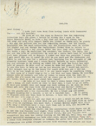 Letter from Gertrude Sanford Legendre, November 5, 1942