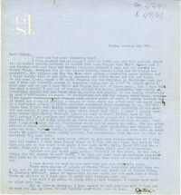 Letter from Gertrude Sanford Legendre, May 30, 1943